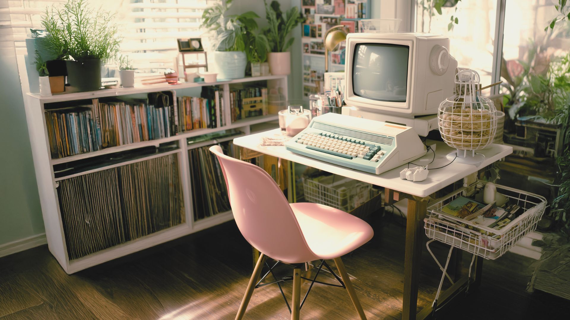 bureau vintage années 80